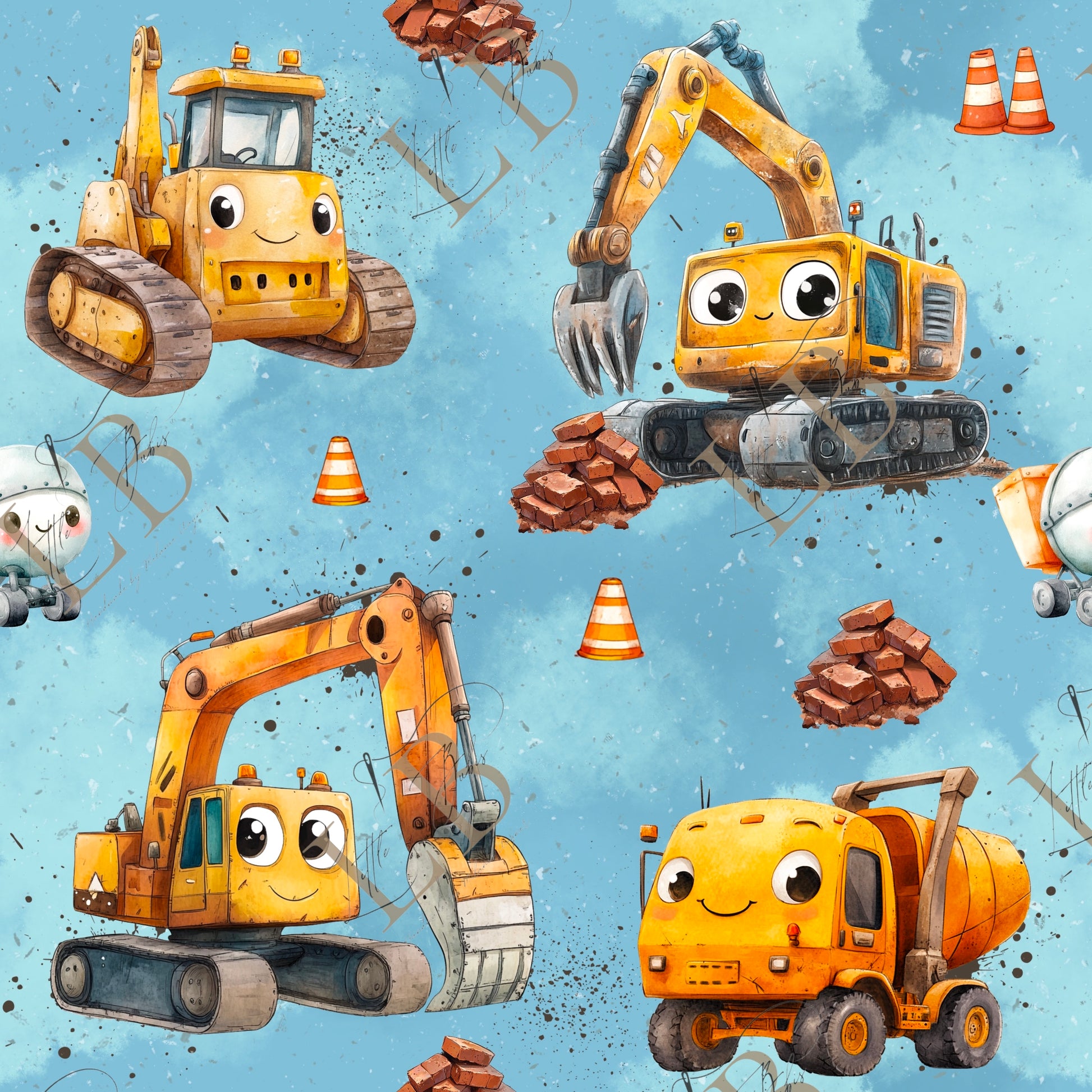 Baustellenfahrzeuge 1