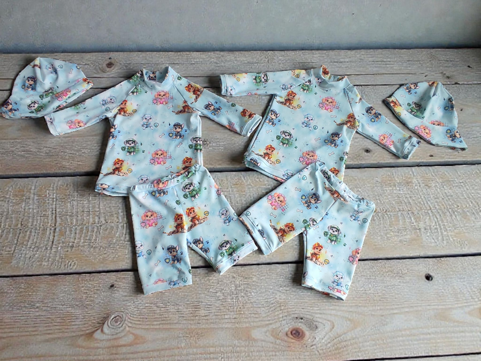 Badeset Größe 110 mit UV-Schutz für Zwillinge