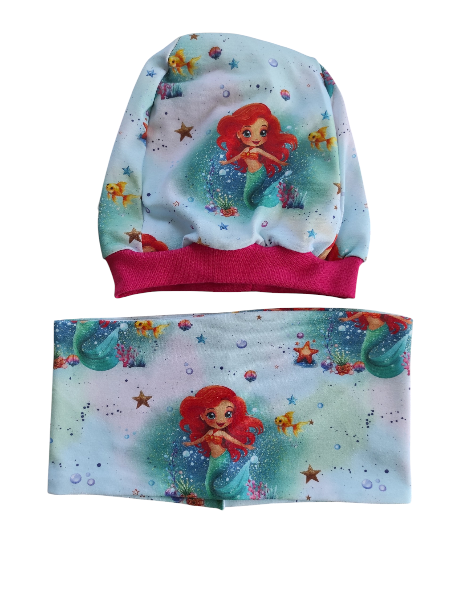 Set Mütze und Loop Kopfumfang 49 - 51 cm